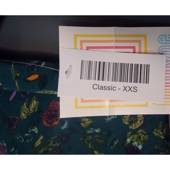 LuLaRoe Randy & Classic T Shirt Multicolored Lot of 2 Womens XXS Shirt - Picture 14 of 16